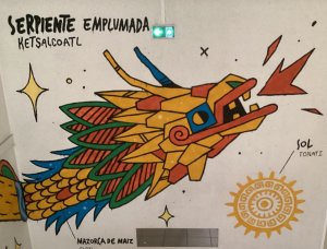 Tête du serpent à plumes 